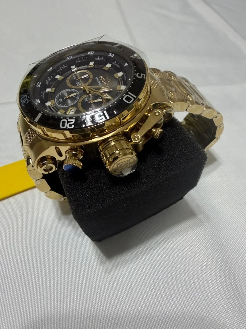 Invicta Coalition Forces Nighthawk Watch with Black Dial and Black Bezel